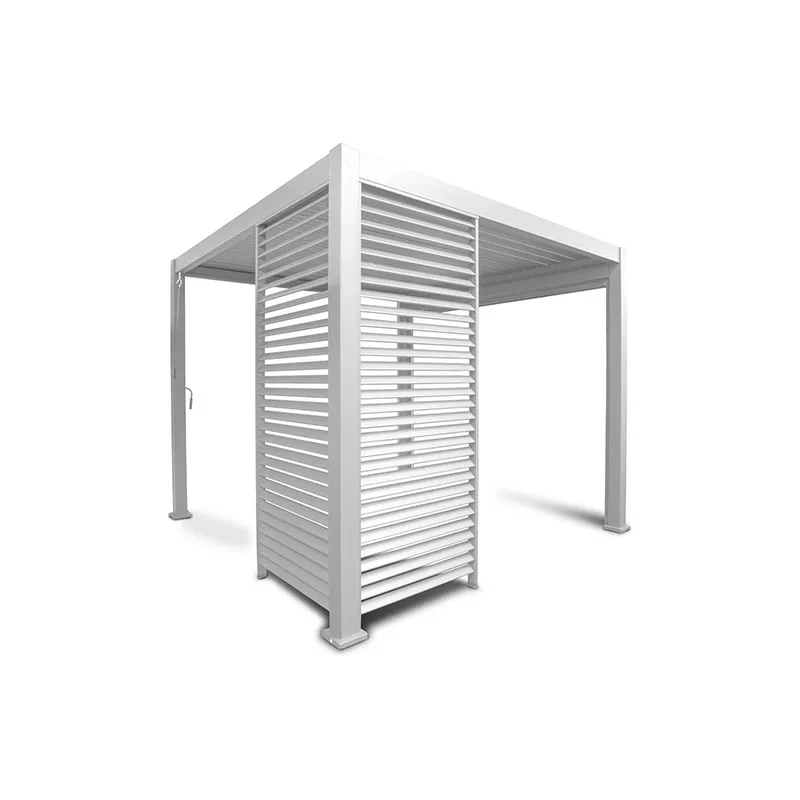 Louvre-Shutter-Paneel-Witjpg.webp Louvre Mirador paneel 93 cm – wit - Image 1