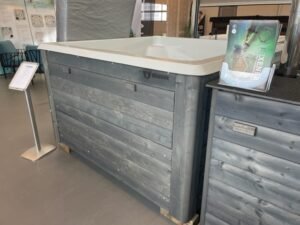 Rexener Aurora Hottub met BIO heater 189 x 189 x 100 cm