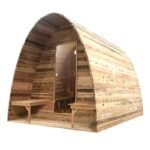 Sauna pod Knotty Red Cedar