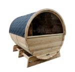 Barrelsauna TR210 – Halfglas