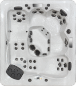 MasterSpas® Twilight Series 87.3 – 239x214x97 cm